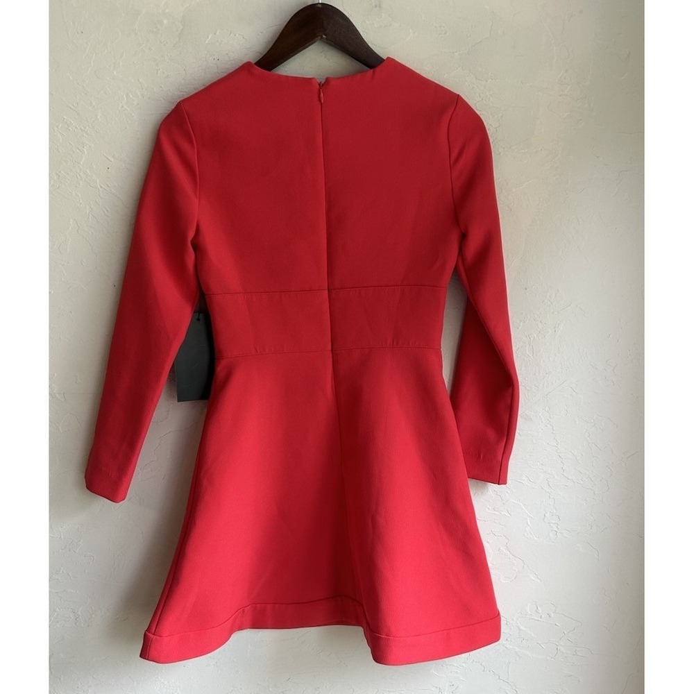 Tuckernuck Red Long-Sleeve Mini Dress - Picture 3 of 11